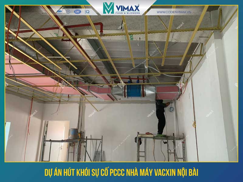 Fire Protection Smoke Exhaust System Fire Protection Noi Bai Vaccine Factory - Vimax - 3