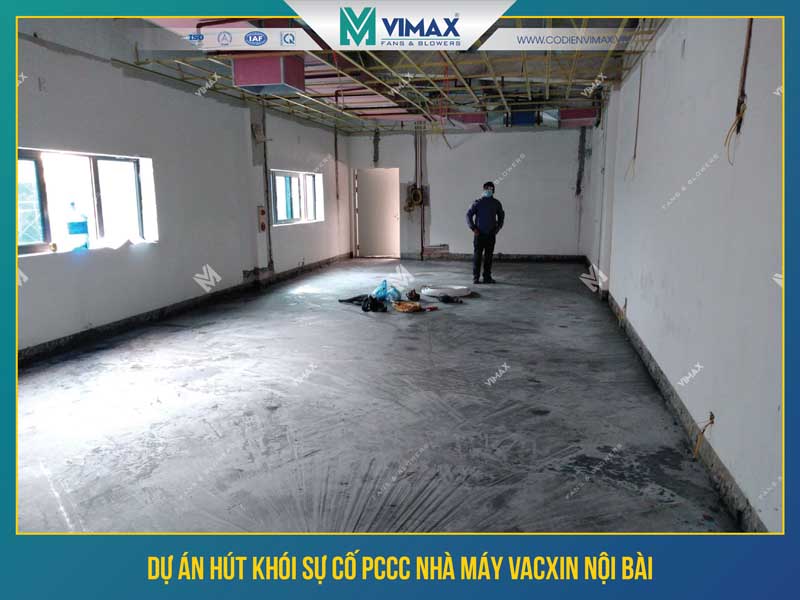 Fire Protection Smoke Exhaust System Fire Protection Noi Bai Vaccine Factory - Vimax - 4