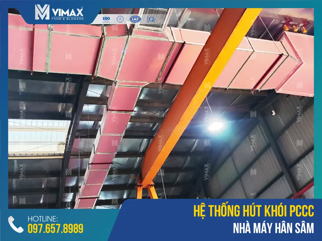 Fire Protection Smoke Exhaust System Of Han Sam Factory - Vimax - 2