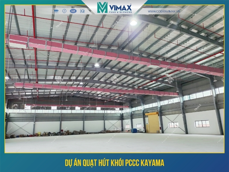 Kayama Factory Fire Exhaust Fan Project - Vimax - 2