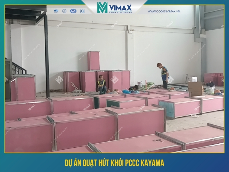Kayama Factory Fire Exhaust Fan Project - Vimax - 4