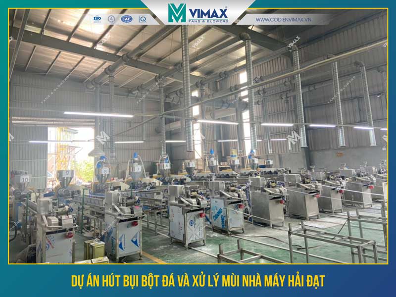 Stone Powder Dust Extraction And Odor Treament System At Hai Dat Factory - Vimax - 2