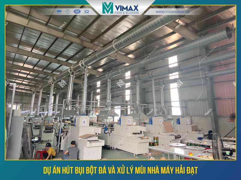 Stone Powder Dust Extraction And Odor Treament System At Hai Dat Factory - Vimax - 3